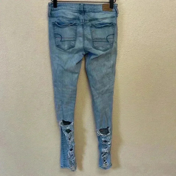 AMERICAN EAGLE Distressed Women’s Jeggings - Picture 6 of 9